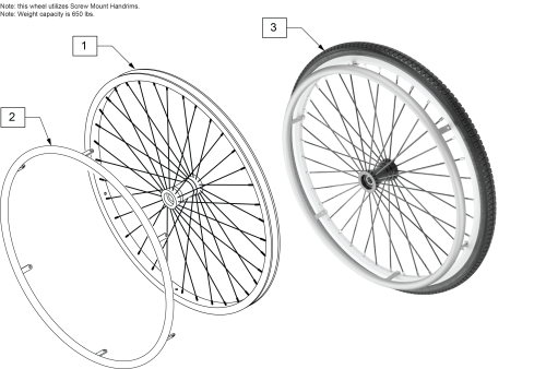 Spoke Wheel parts diagram