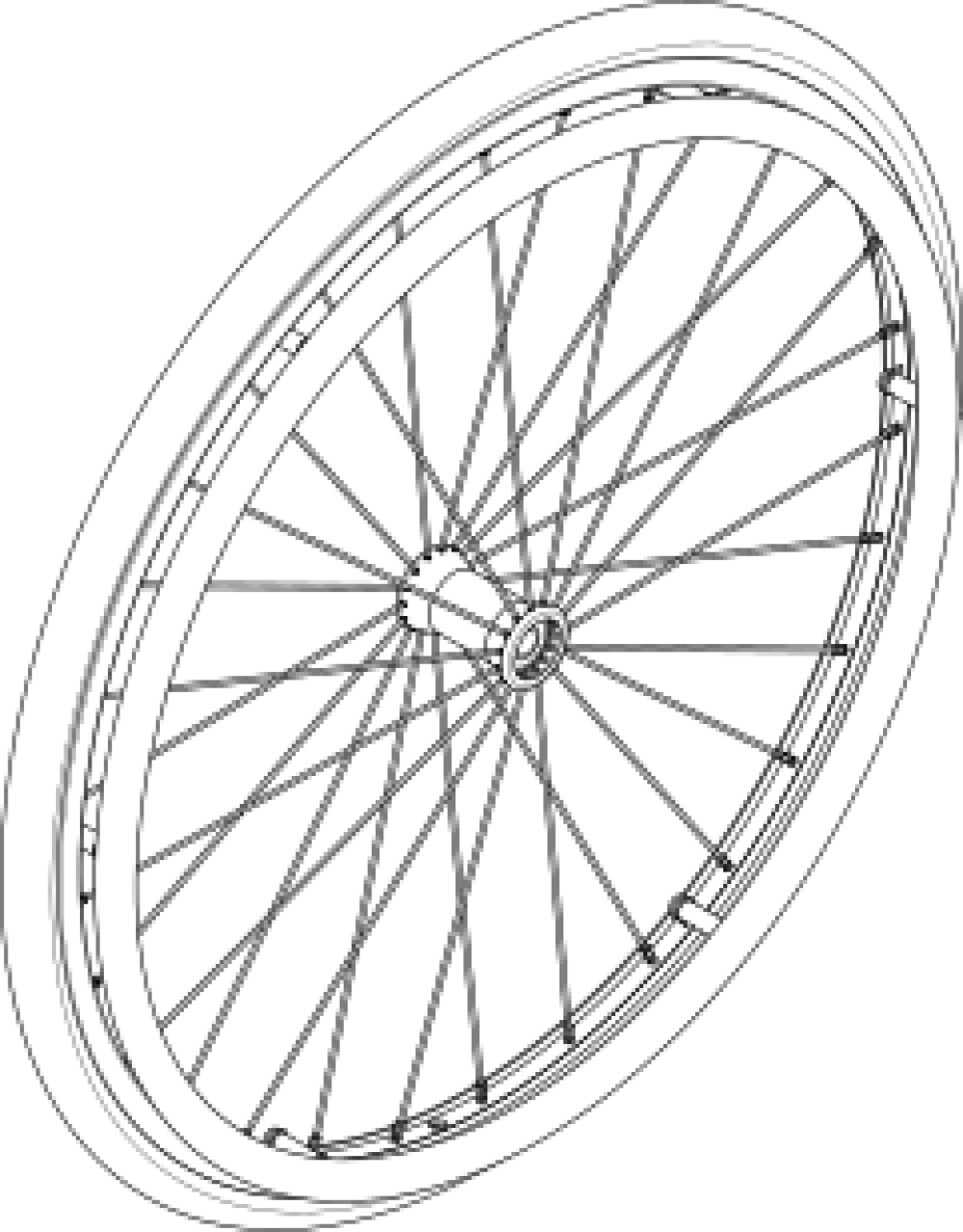 Focus Spoke Wheel / Tire / Handrim Kits parts diagram