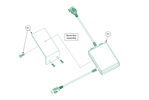 Electronic, Assy, Boost, Lift Chair parts diagram