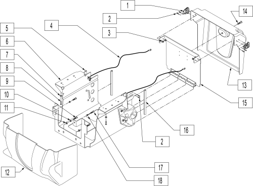 S626 - Battery Box parts diagram