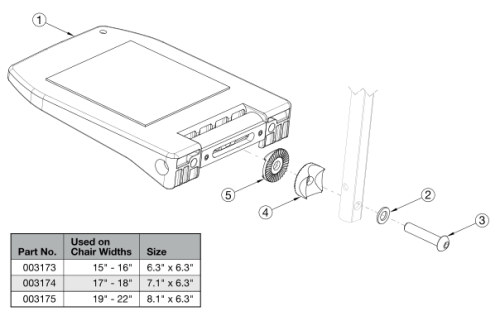 Cr45 Footplates - Composite Angle Adjustable parts diagram