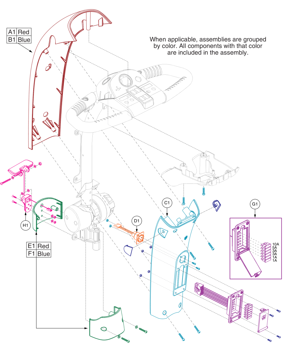 Tiller Shroud Assy, Victory parts diagram