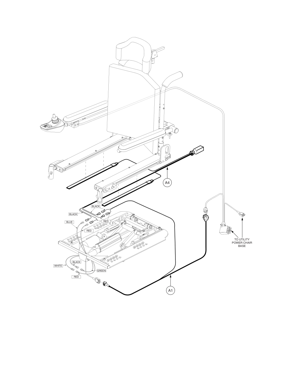 Tb1 Tilt, Vsi Thru Joystick parts diagram