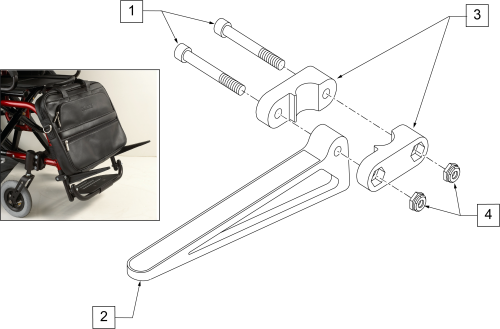 Quickie Caddy parts diagram