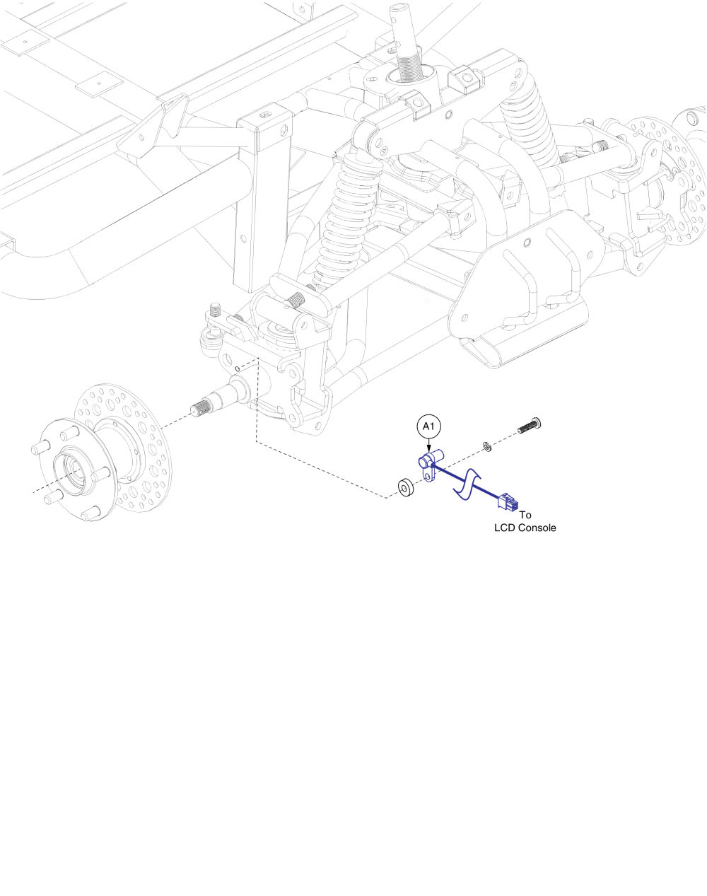 Speed Sensor parts diagram