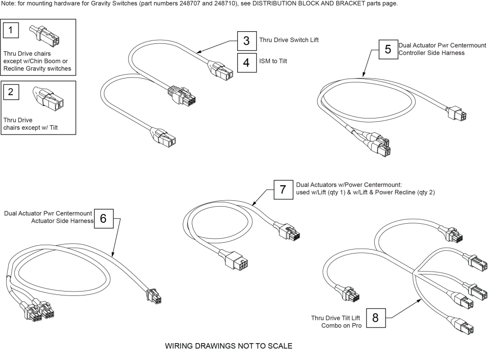 Zippie Q300m W/ Rnet Ism Or Isml Thru Drive (2+ Actuators) parts diagram