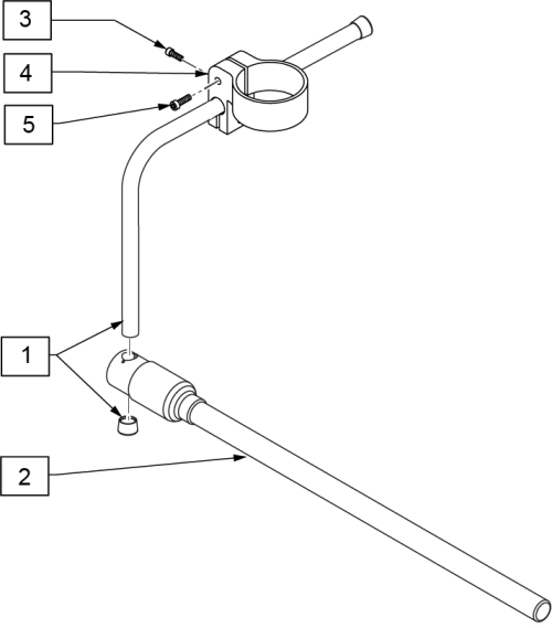 Joystick In A Can Midline Mounting Hardware parts diagram