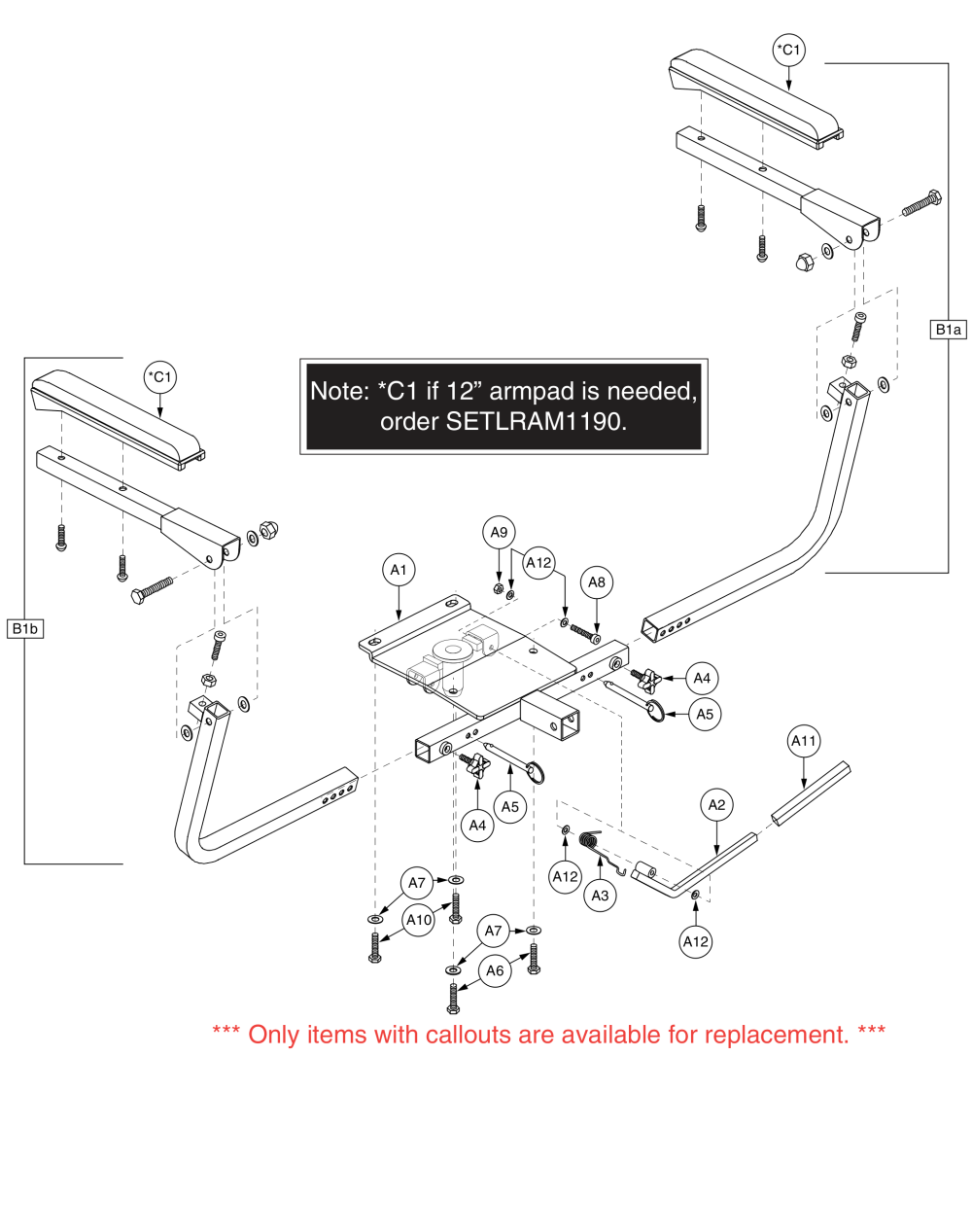 Seat Frame Assy parts diagram