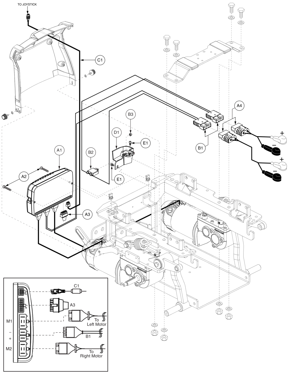 Q-logic, Non-power Positioning, Electronics Assy, Q6 Edge X parts diagram