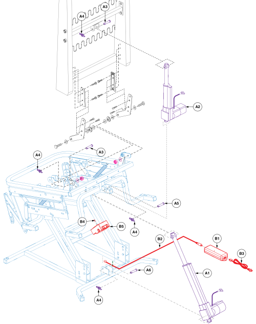 Nm3001, Infinite Motor, Lift Chair parts diagram