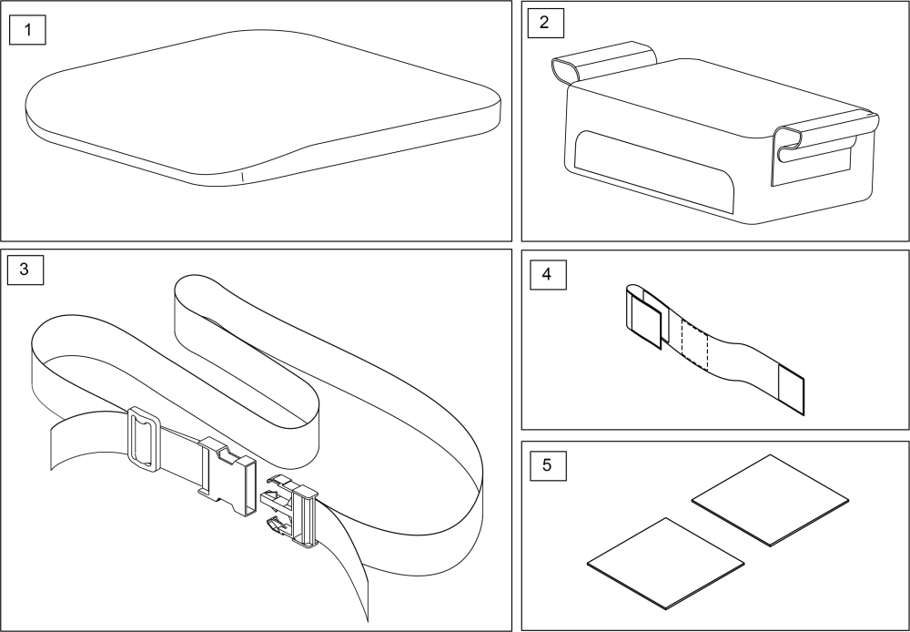 Upholstery parts diagram