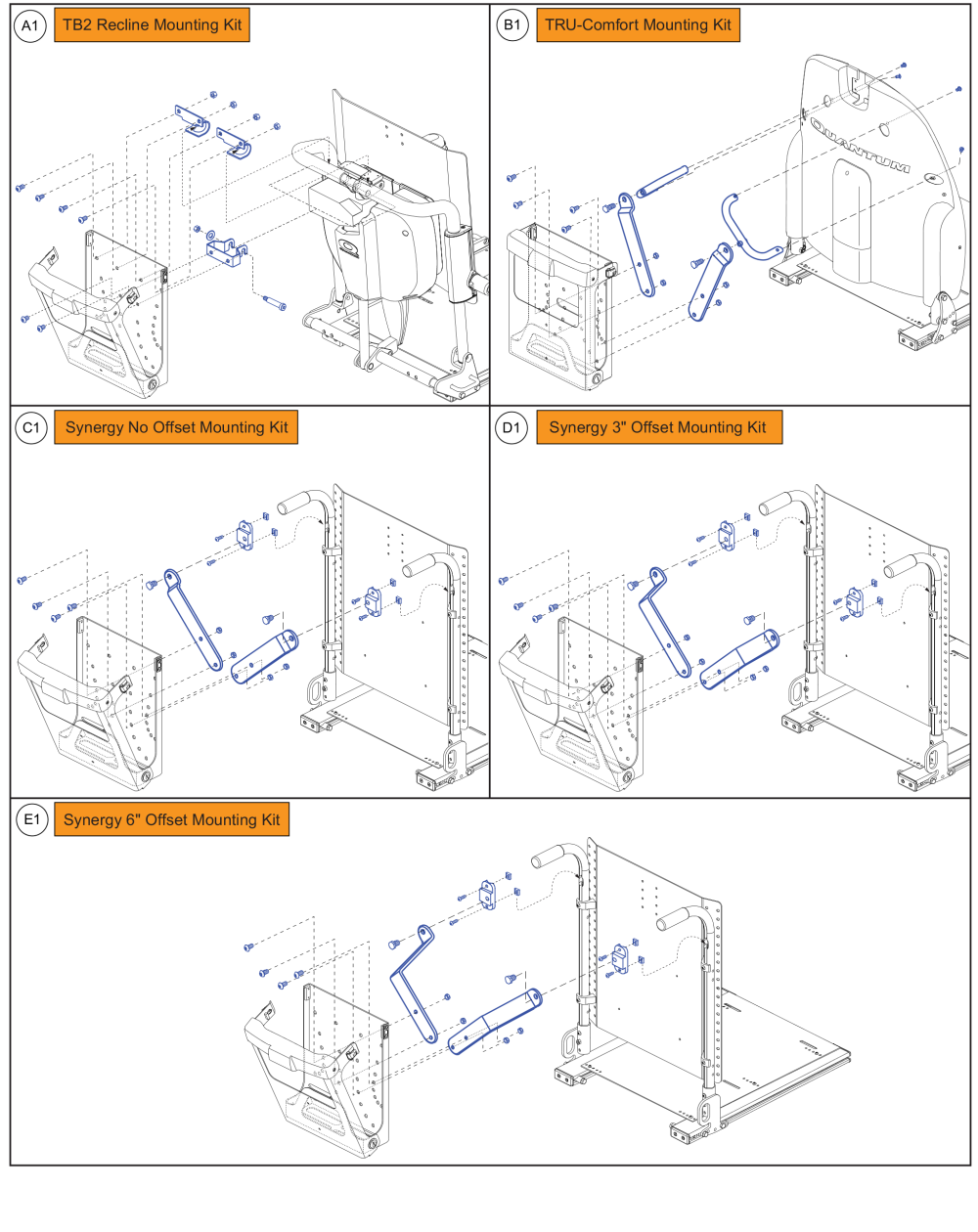 Compact Vent Tray Mounting Brackets parts diagram