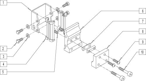 Single Post Height Adjustable Armrest Receivers S636/s646/s646se parts diagram