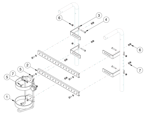 Focus Cr / Cr45 O2 Holder parts diagram