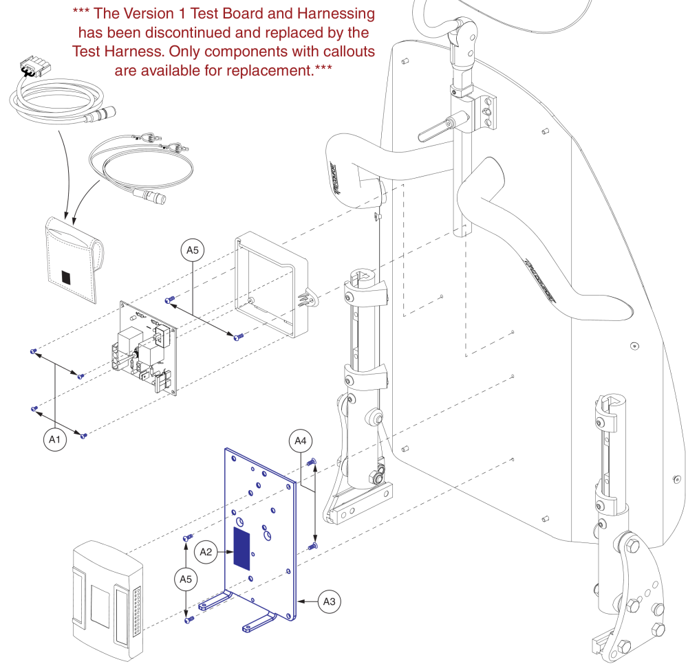 Electronics Mounting Assy, Alm, Version 1, Tru-comfort parts diagram