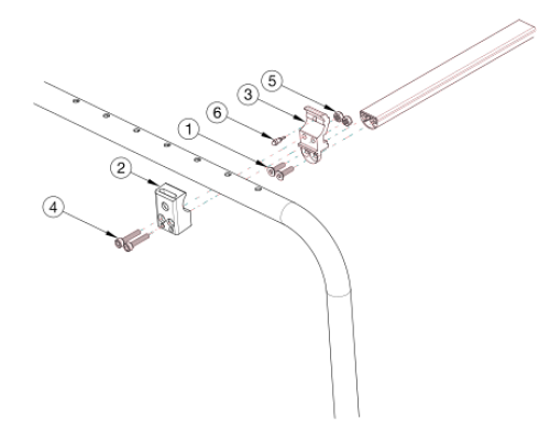 Clik Composite Side Guard Receiver parts diagram