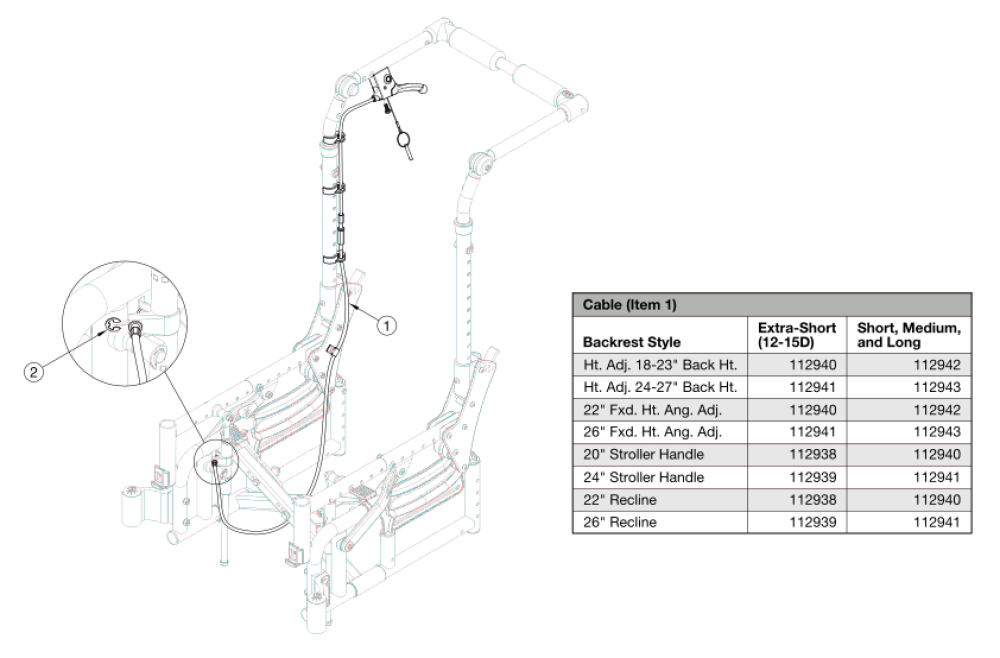 Arc Dual Hand Tilt Mechanism - Growth parts diagram