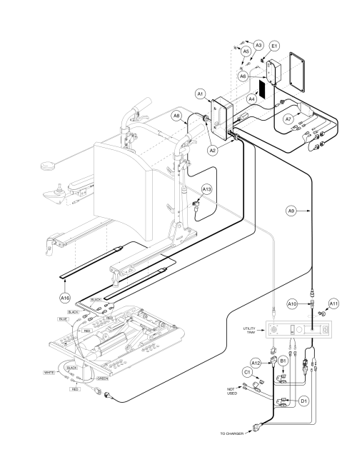 Tb1 Tilt, Remote Plus / Vsi Thru Single Switch, Manual Recline, 1170xl parts diagram