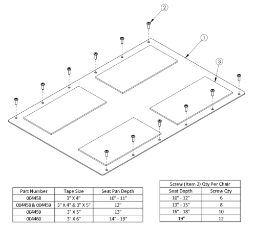 Little Wave Xp Aluminum Seat Pan - Growth parts diagram