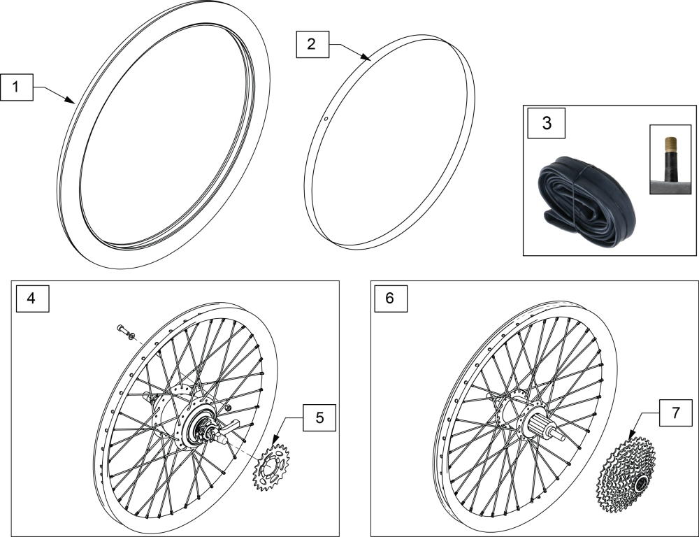 Drive Wheel (attitude Manual) parts diagram