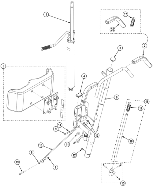 Mast Assembly Parts - Ghs350 parts diagram