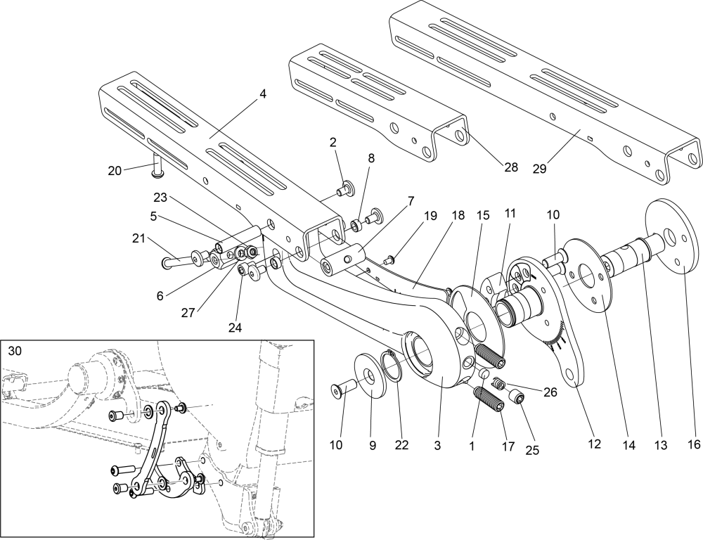 Flexi Arm Assy V2 parts diagram