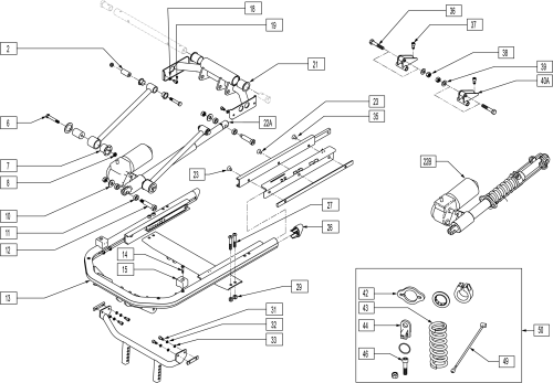 Integrated Tilt Mounting Assm parts diagram