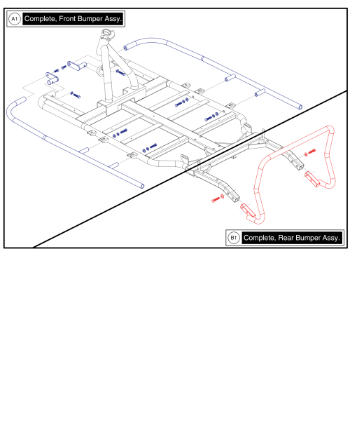 3 Whl, Bumper Assy parts diagram