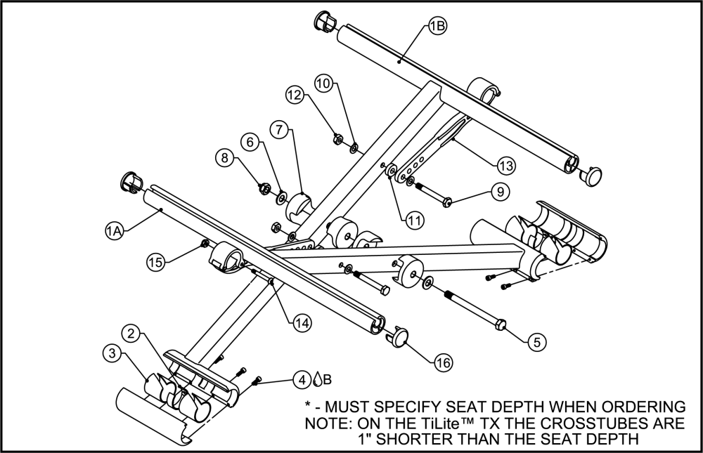 Reinforced Crosstubes parts diagram