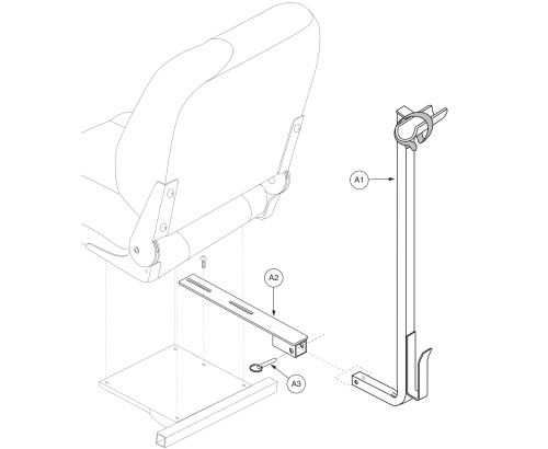 Walker Holder - Jet parts diagram