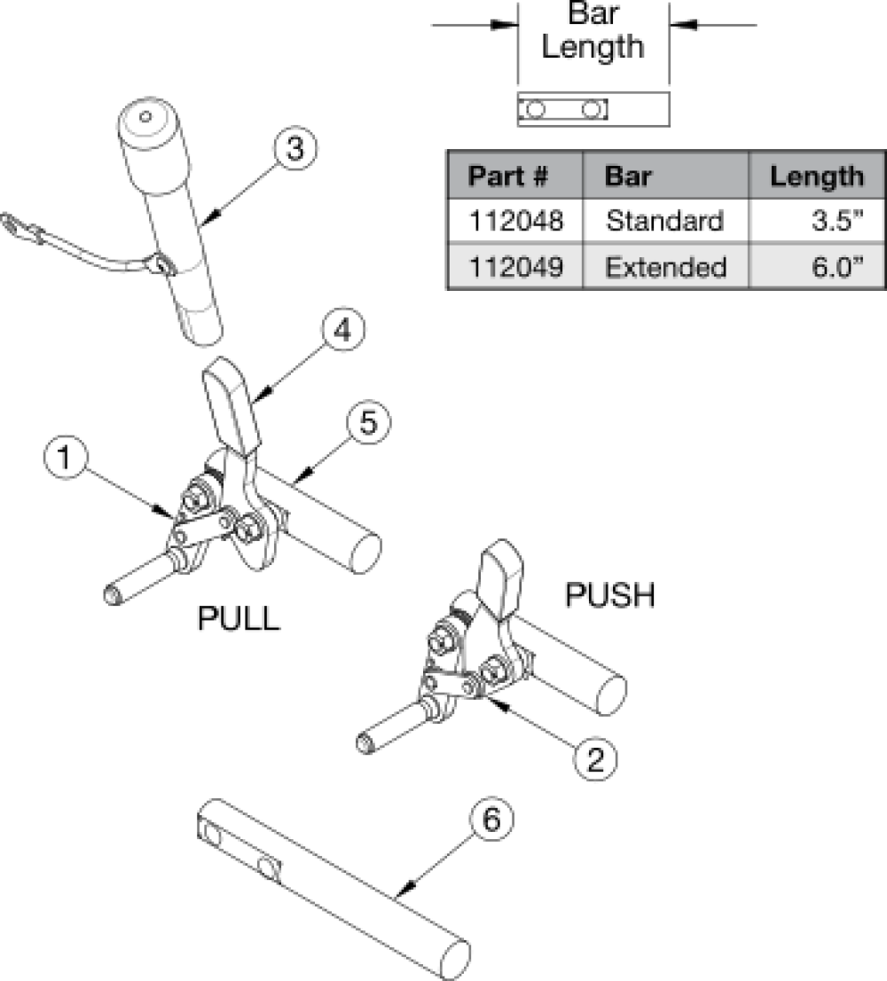 Catalyst Push And Pull To Lock parts diagram