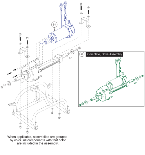 Linix Drive Assy. parts diagram