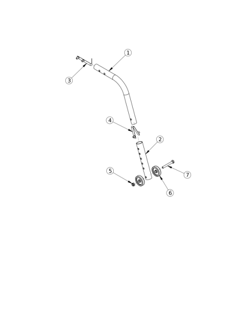 Catalyst Rear Anti-tip parts diagram