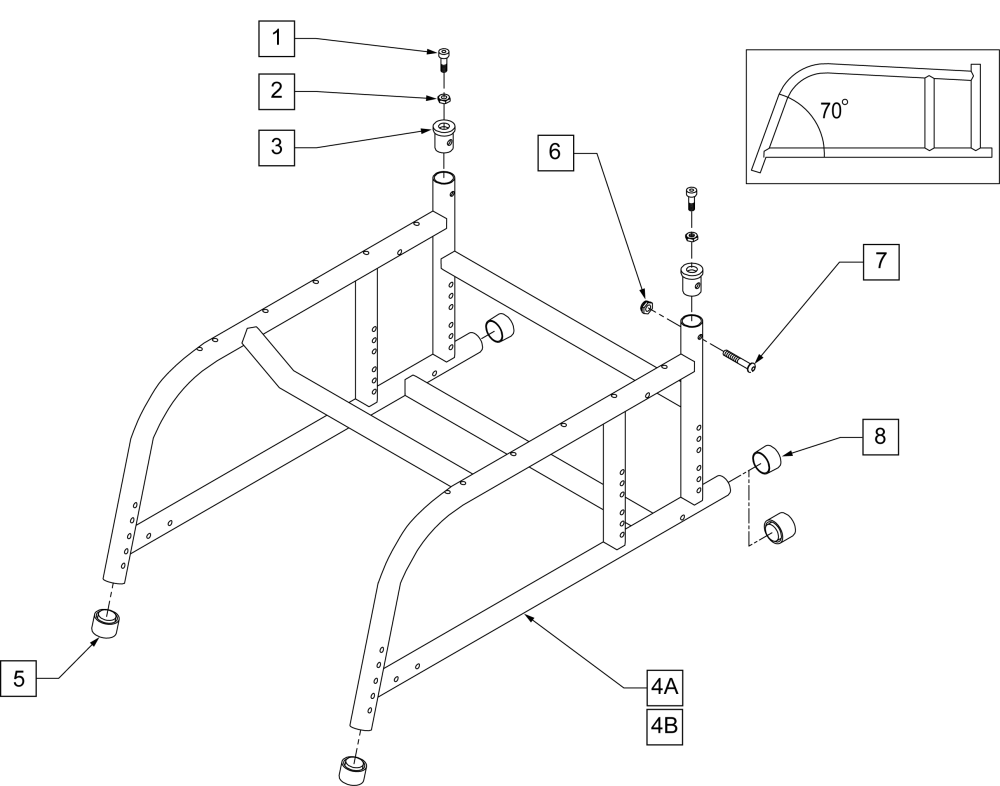 Frame (gp) parts diagram