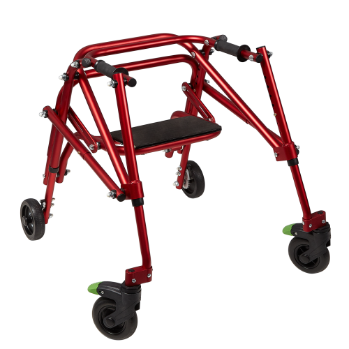 KLIP 4-Wheel Posterior Walker with Seat