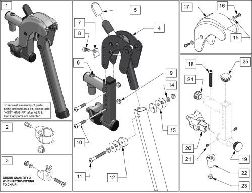 Swing In-out Alr  Ext Mnt Replacement Parts (plunger Style)(effective 2/6/17) parts diagram