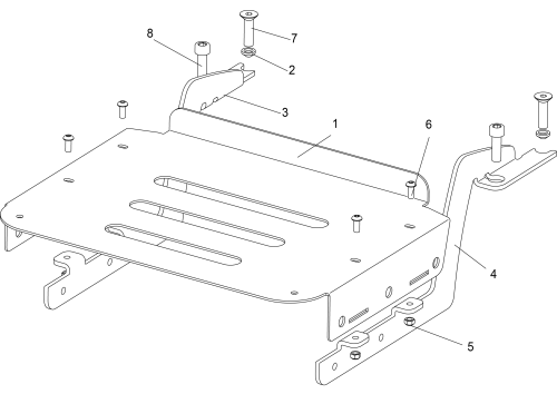 Luggage Rack 360 parts diagram