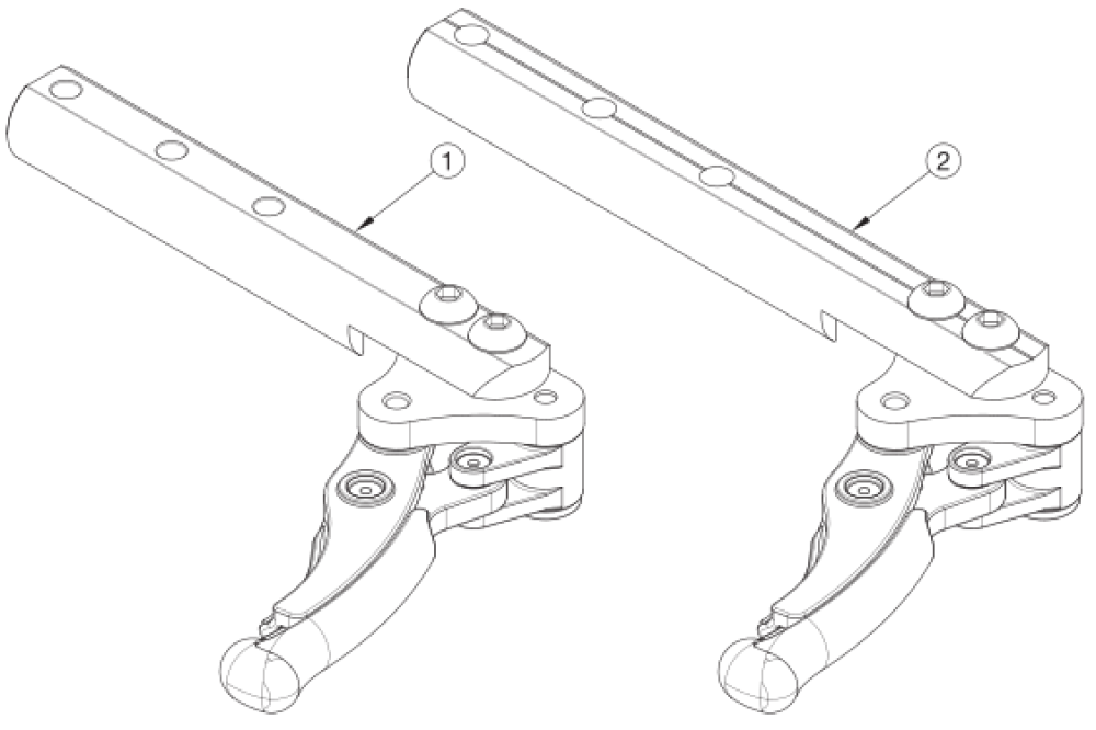 Low Profile Scissor Lock parts diagram