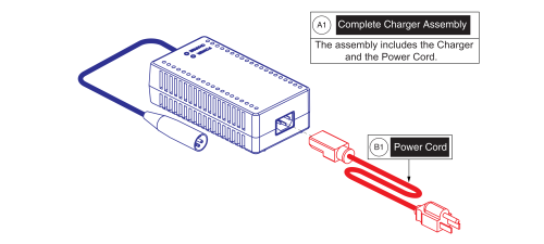 Off-board Charger Assy parts diagram