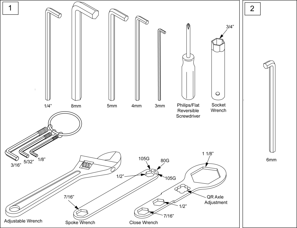 Tool Kit Sphynx parts diagram