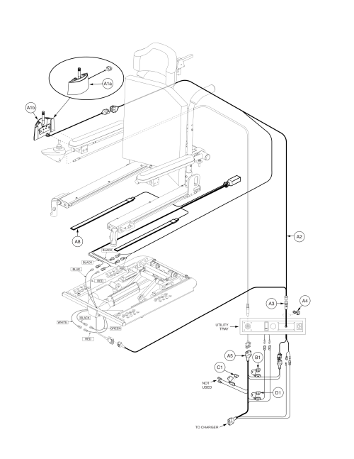 Tb1 Tilt, Remote Plus / Vsi Thru Toggle, 1170 parts diagram