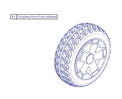 Front Wheel Assy parts diagram