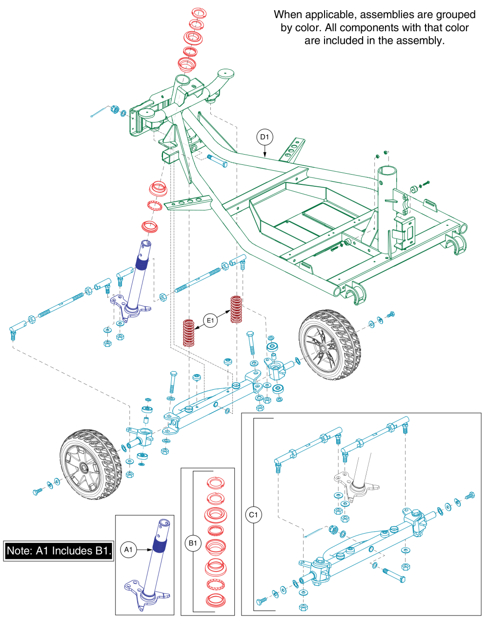 Front Frame Frame Assy, Victory Sport, S710dxw parts diagram