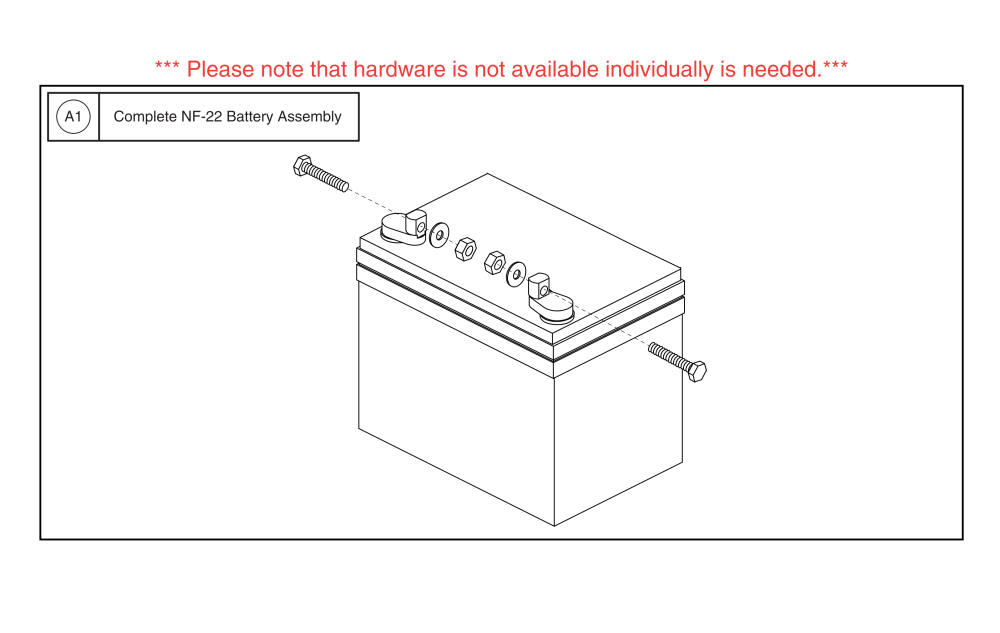 Mk, Nf-22, Gel, Battery Assy parts diagram