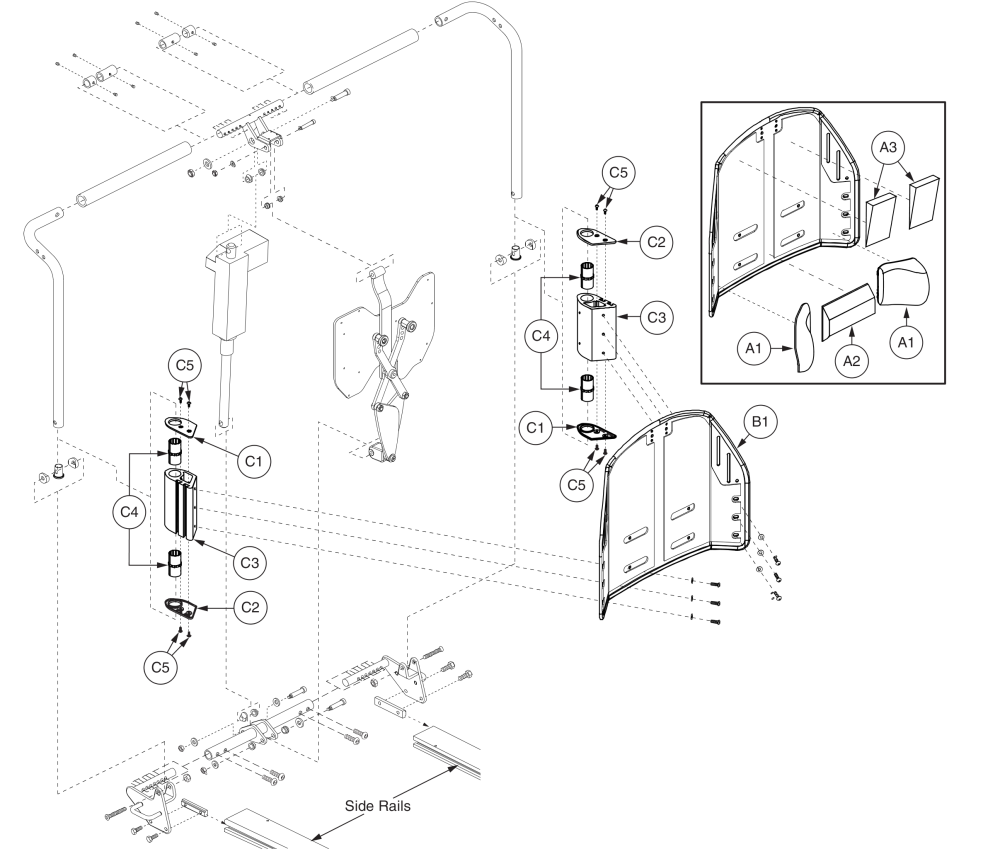 Tb2 Recline Seat Back, 20