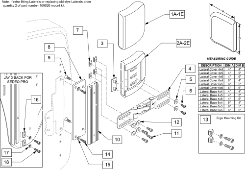 Jay Sa Laterals For Pro parts diagram