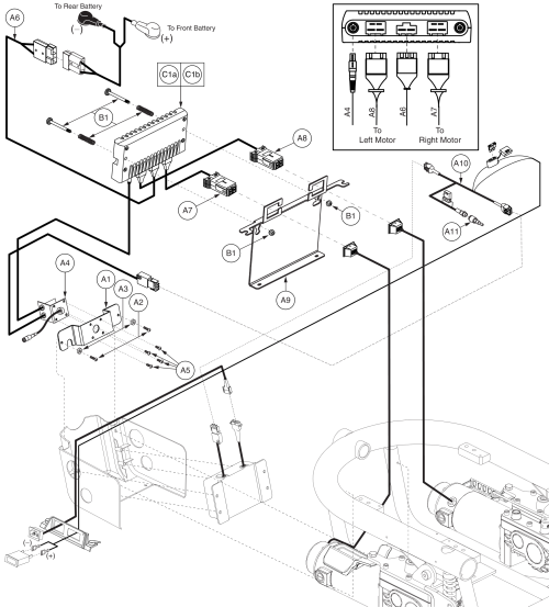 Remote Plus Electronics, Quantum Ready, Onboard Charger, Q610 parts diagram