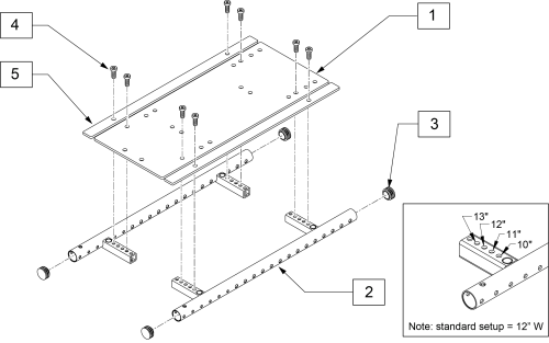 Asap Ii 10-13 Seat Frame parts diagram