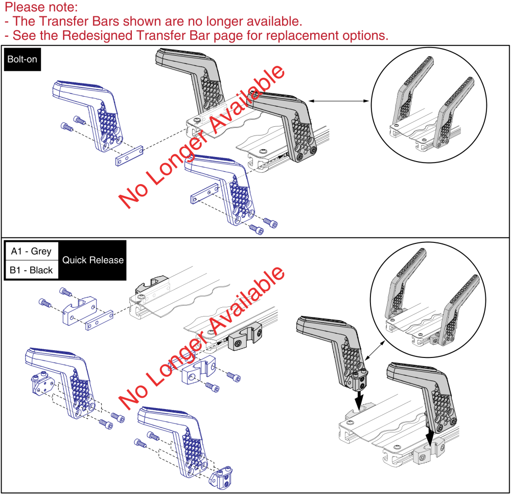 Transfer Bars, Tb3 parts diagram