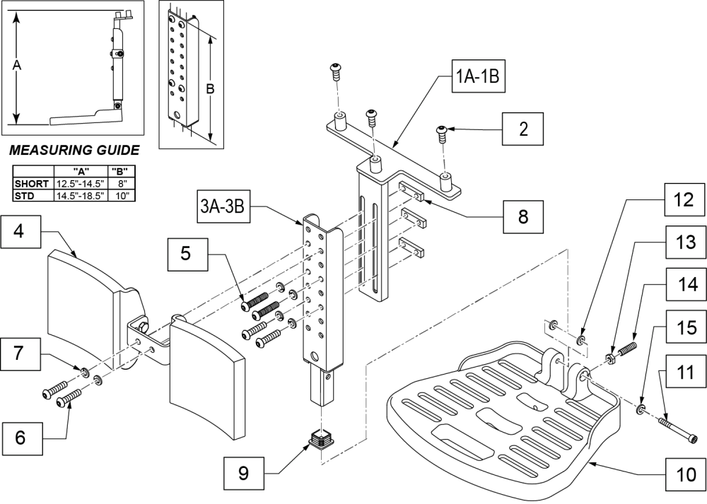 Quickie Q500 M/ Q400 M SEries Replacement Parts by Quickie Quickie